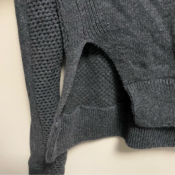 Lululemon Bhakti Life Sweater Heathered Black Women’s Size 4 - Picture 5 of 13